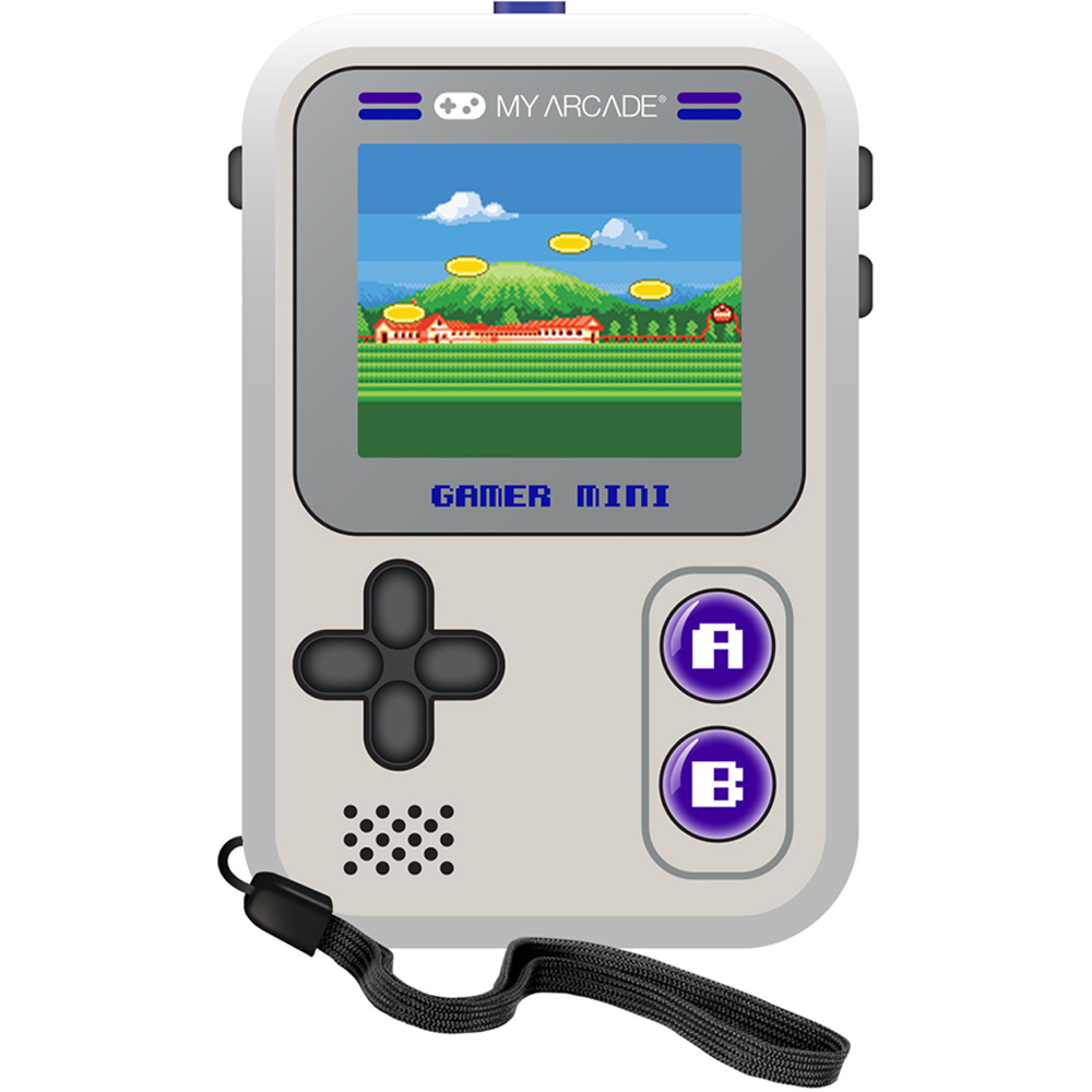 My Arcade 160 Game Grey and Purple Gamer Mini Classic Gaming System Image 1