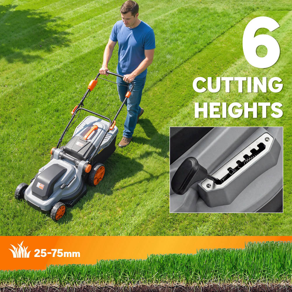 Outsunny 84H-719V70LG 1800W 40cm Electric Lawn Mower Image 6