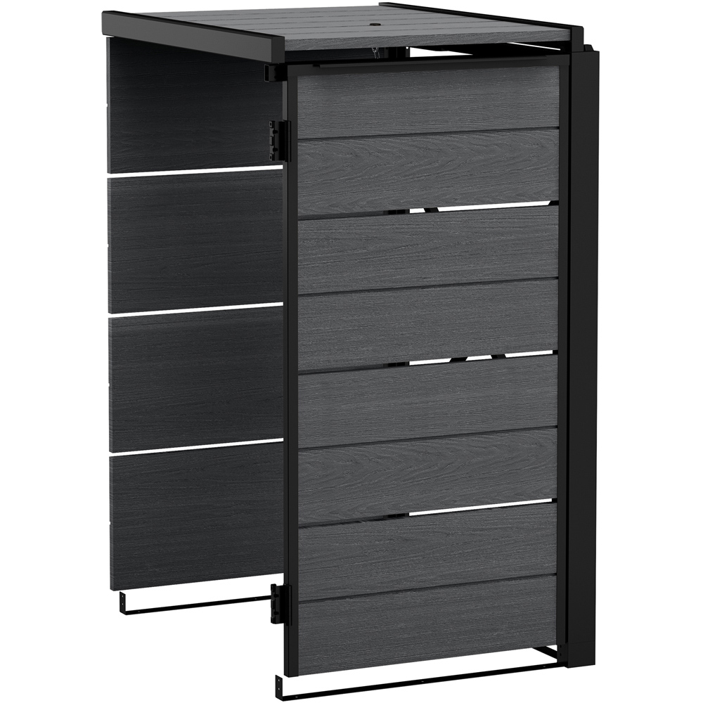 Keter Bin Hideaway Graphite Wheelie Bin Extension Kit Image 4
