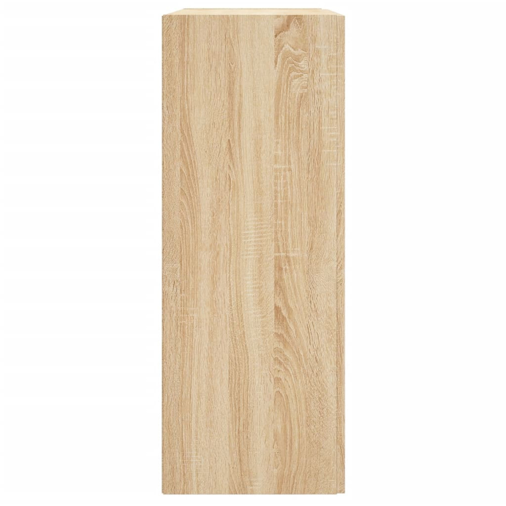 vidaXL 2 Door Sonoma Oak Wall Mounted Large Cabinet Image 8