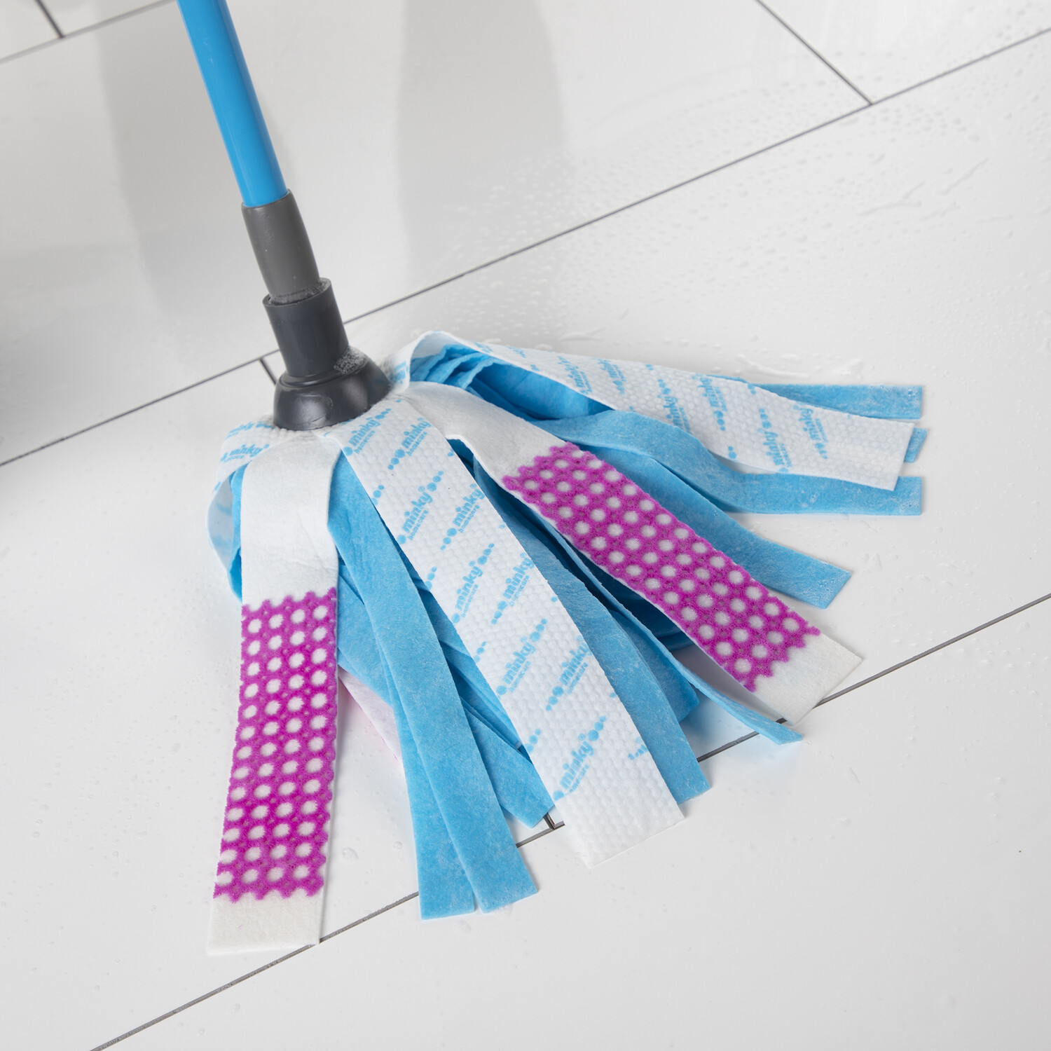 Minky 3 in 1 Strip Mop with Long Handle Image 2