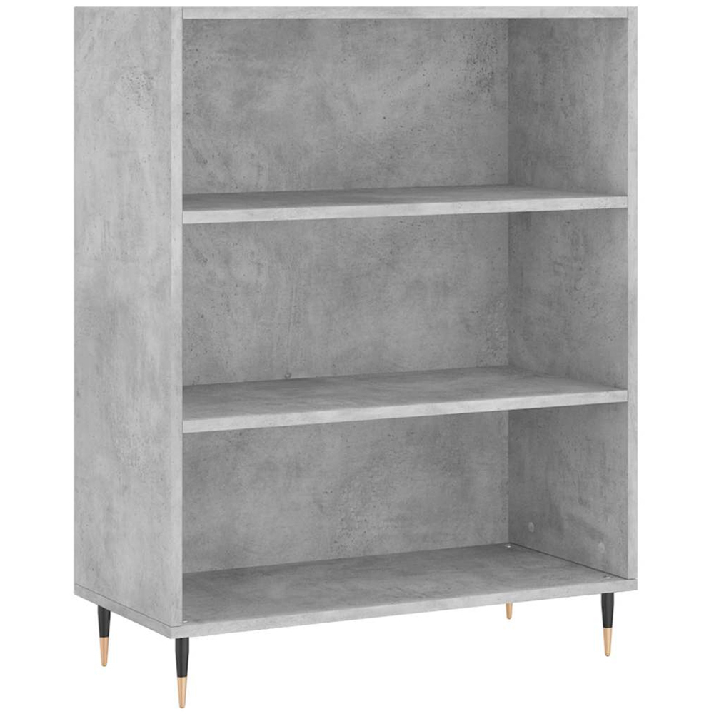 vidaXL 2 Door 3 Shelf Concrete Grey Highboard Image 7