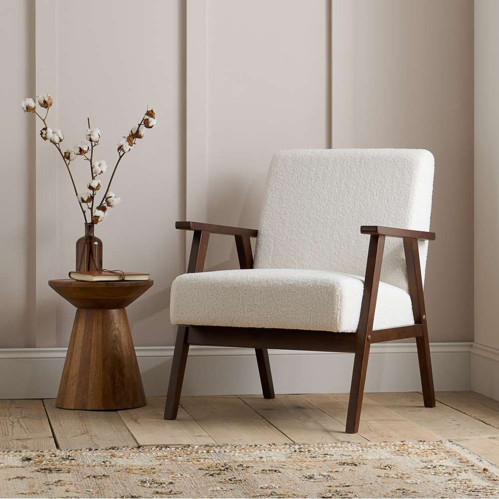 Birlea Ellwood Boucle Armchair Image 8
