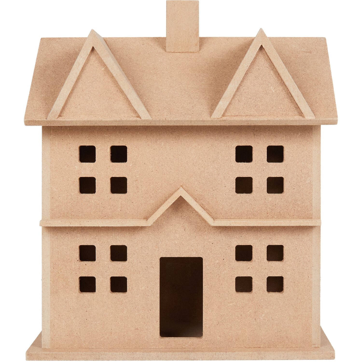 Paint Your Own Wooden House - Brown Image 1