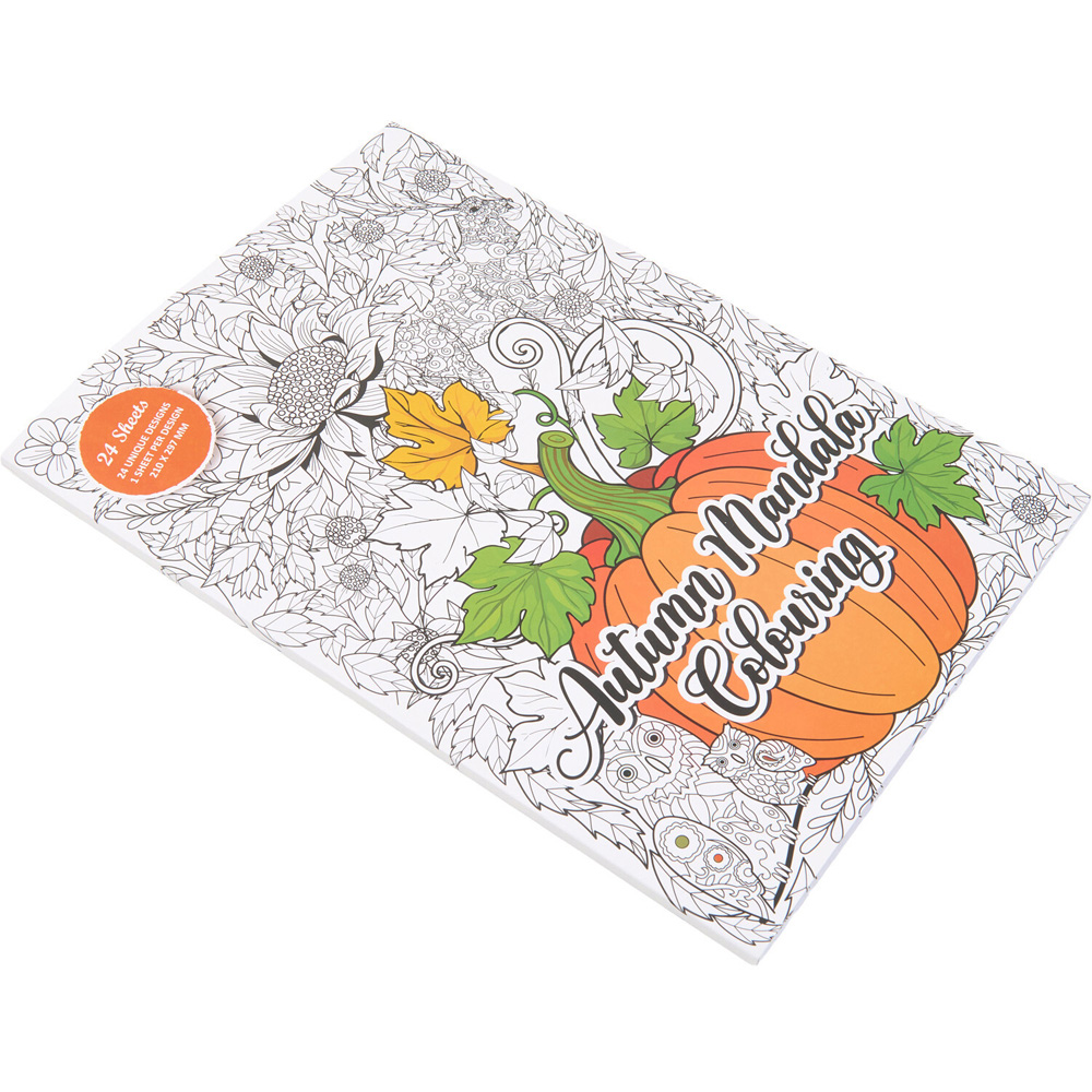 Autumn Mandala Colouring Book Image 5