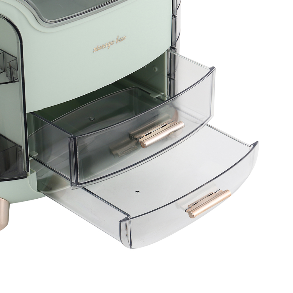 Living and Home Large Capacity Makeup Storage Organiser with Transparent Lid Image 6