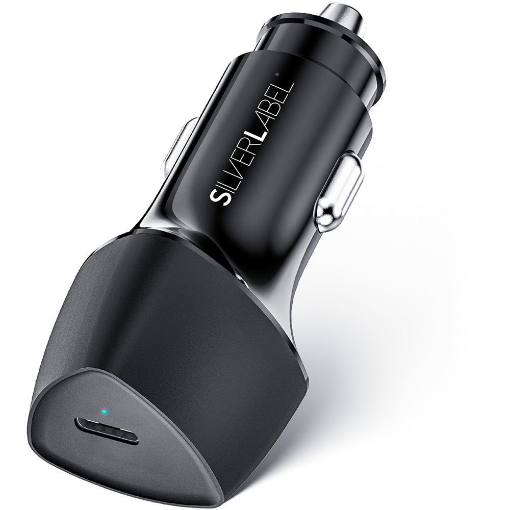 SilverLabel Black PD Car Charger 20W Image 3