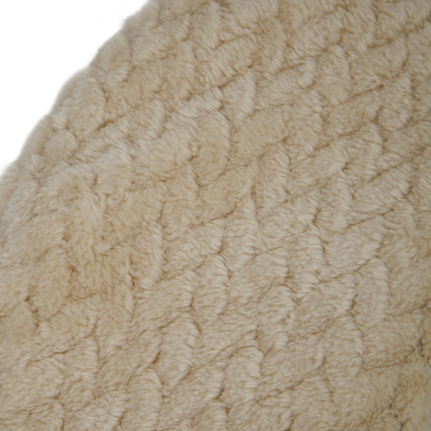 Jacquard Plush Lattice Neck Hot Water Bottle Image 5