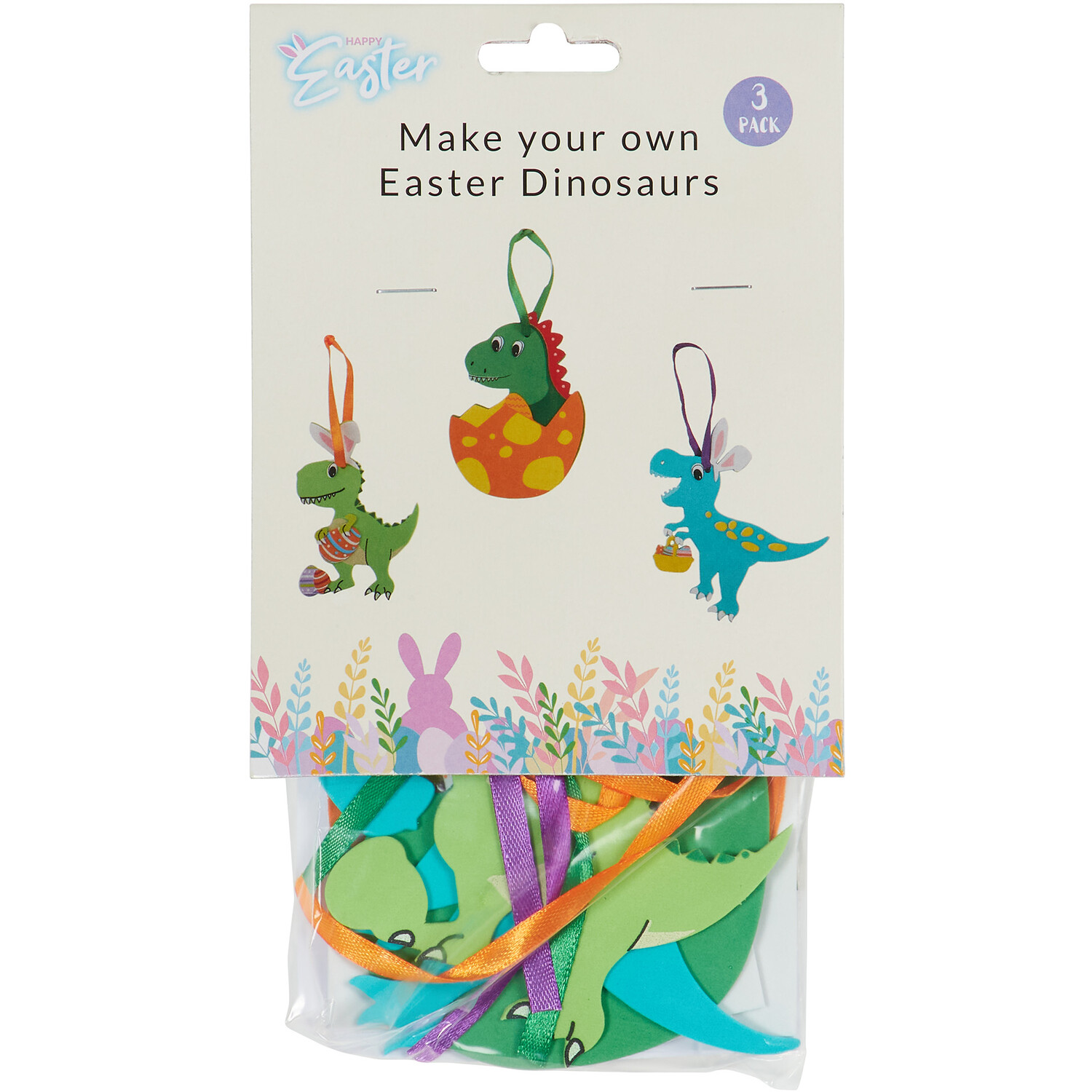 Easter Make Your Own Easter Dinosaur Kit 3 Pack Image 1