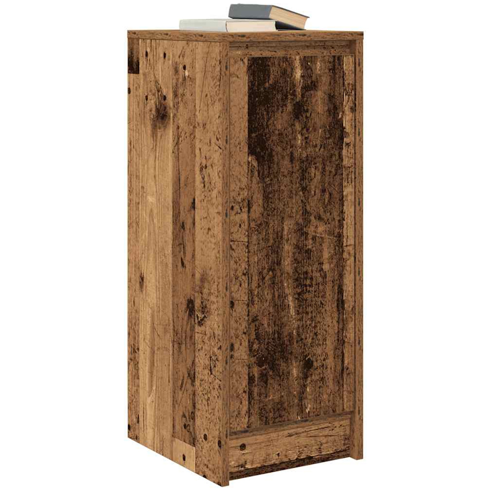 vidaXL Single Door Smoked Oak Sideboard Image 3