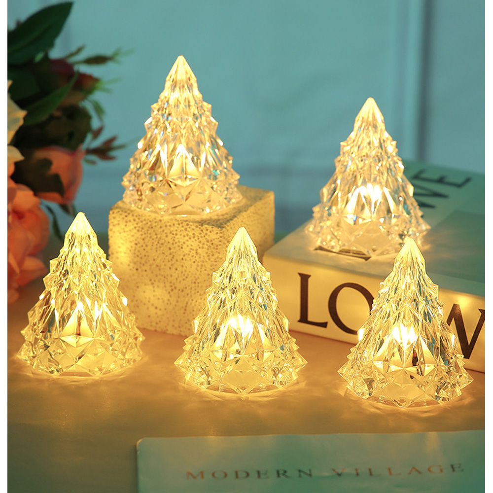 Avilo Warm White LED Indoor Battery Operated Christmas Clear Tree Light 6 Pack Image 6