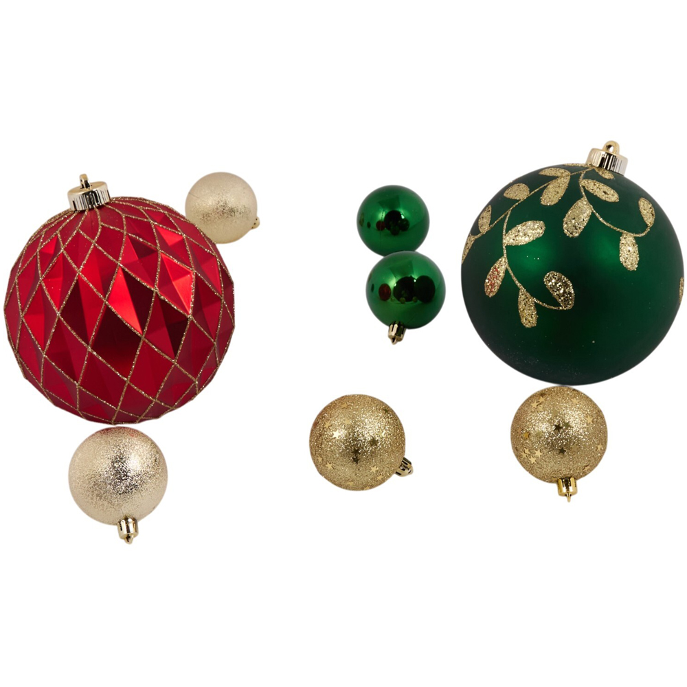 Pack of 32 Timeless Christmas Baubles Image 2