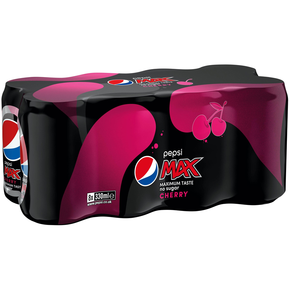Pepsi Max Cherry 8 x 330ml Image