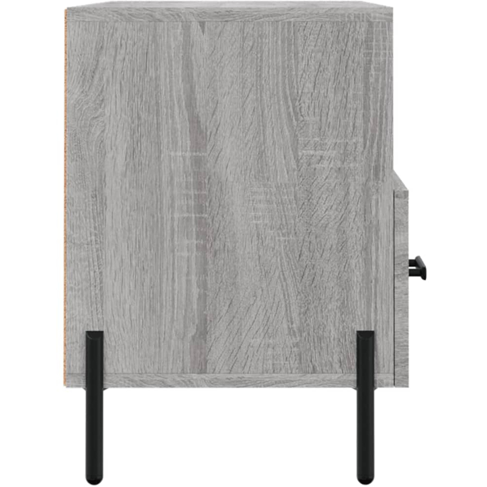 vidaXL 2 Door 2 Shelf Grey Sonoma TV Cabinet Image 7