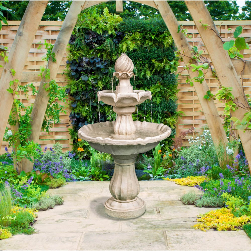 MDA Designs Aruna 3 Tier Garden Water Feature Image 3