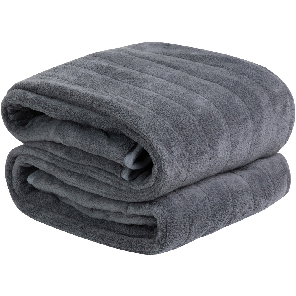 Russell Hobbs RHHT1004GR Grey Microfleece Heated Throw 180 x 130cm Image 2