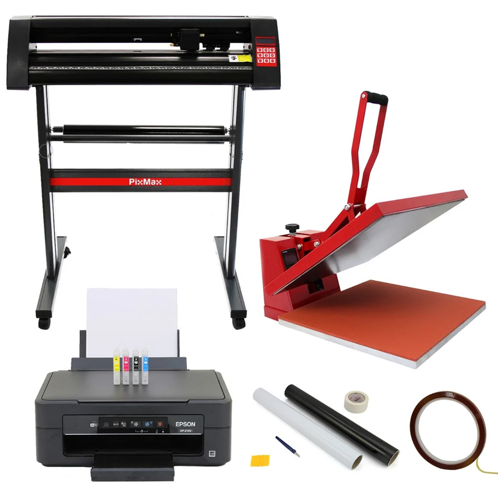 MonsterShop Vinyl Cutter with Heat Press Sign Bundle and Value Printer 50 x 50cm Image 1