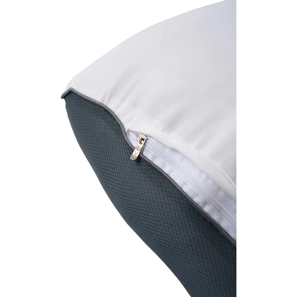 Living and Home Grey Cooling Supportive Pillow Insert with Zip 74 x 48cm Image 4