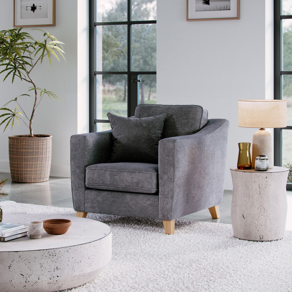 Marlon City Steel Armchair Image 6