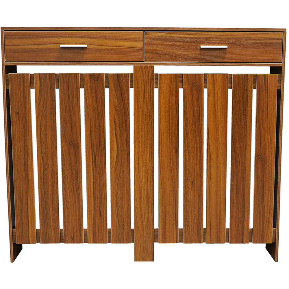 Portland 2 Drawer Wooden Radiator Cover Medium Image 1