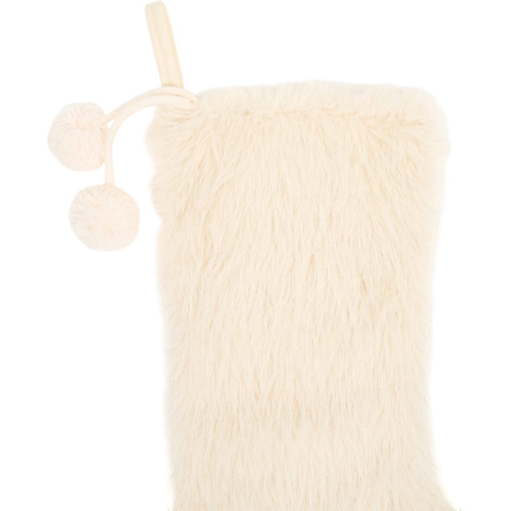 Faux Fur Stocking Champagne Image 4