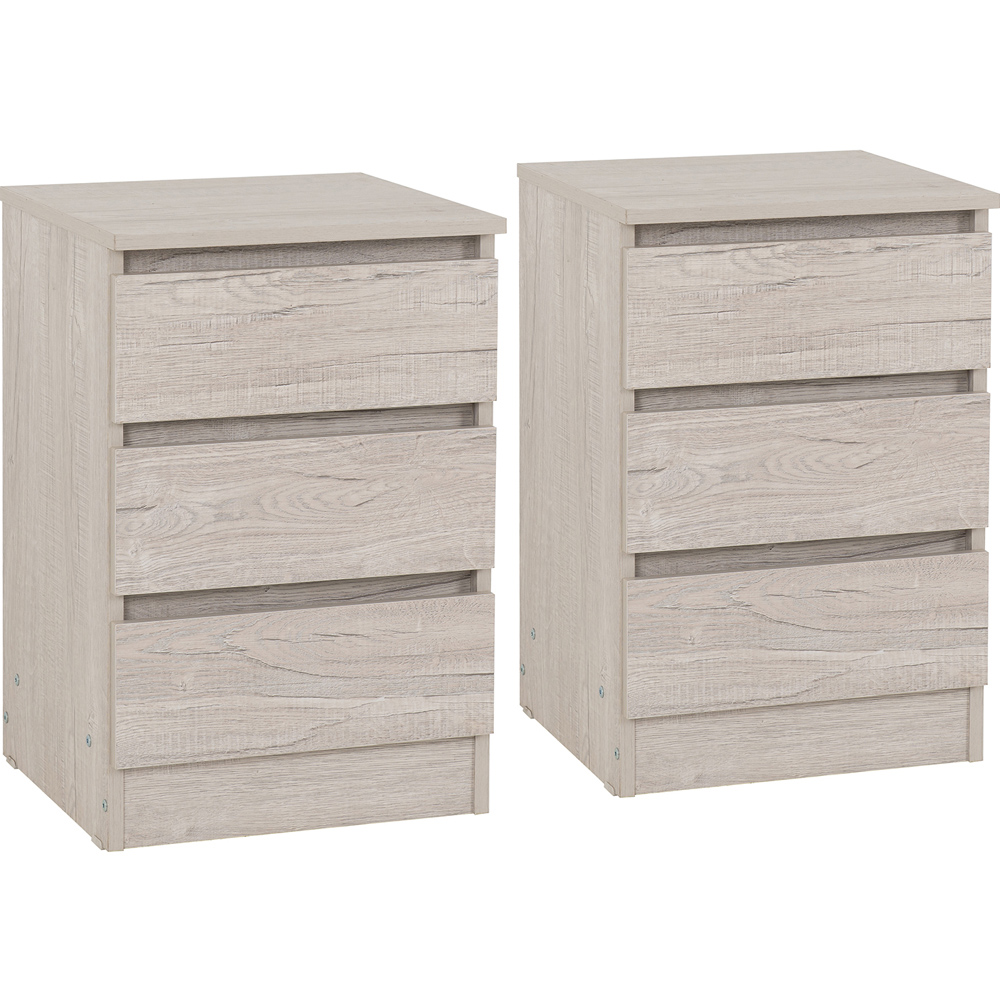 Seconique Malvern 4 Door Wardrobe Urban Snow Bedroom Furniture Set Image 6