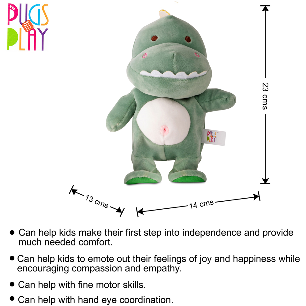Pugs at Play Max Interactive Walking and Talking Dinosaur Plush Soft Toy Image 9