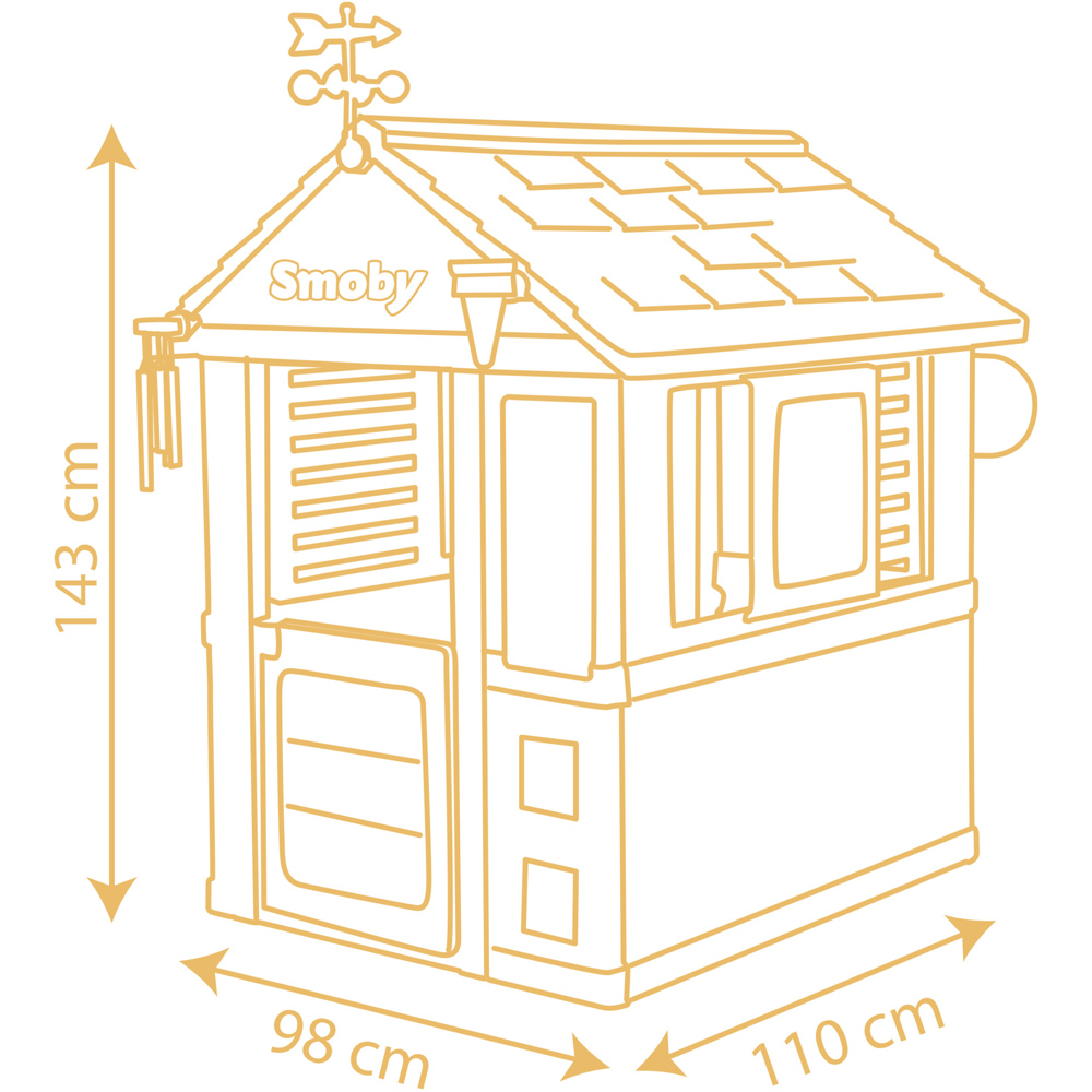 Smoby Kids 4 Seasons Playhouse Image 4