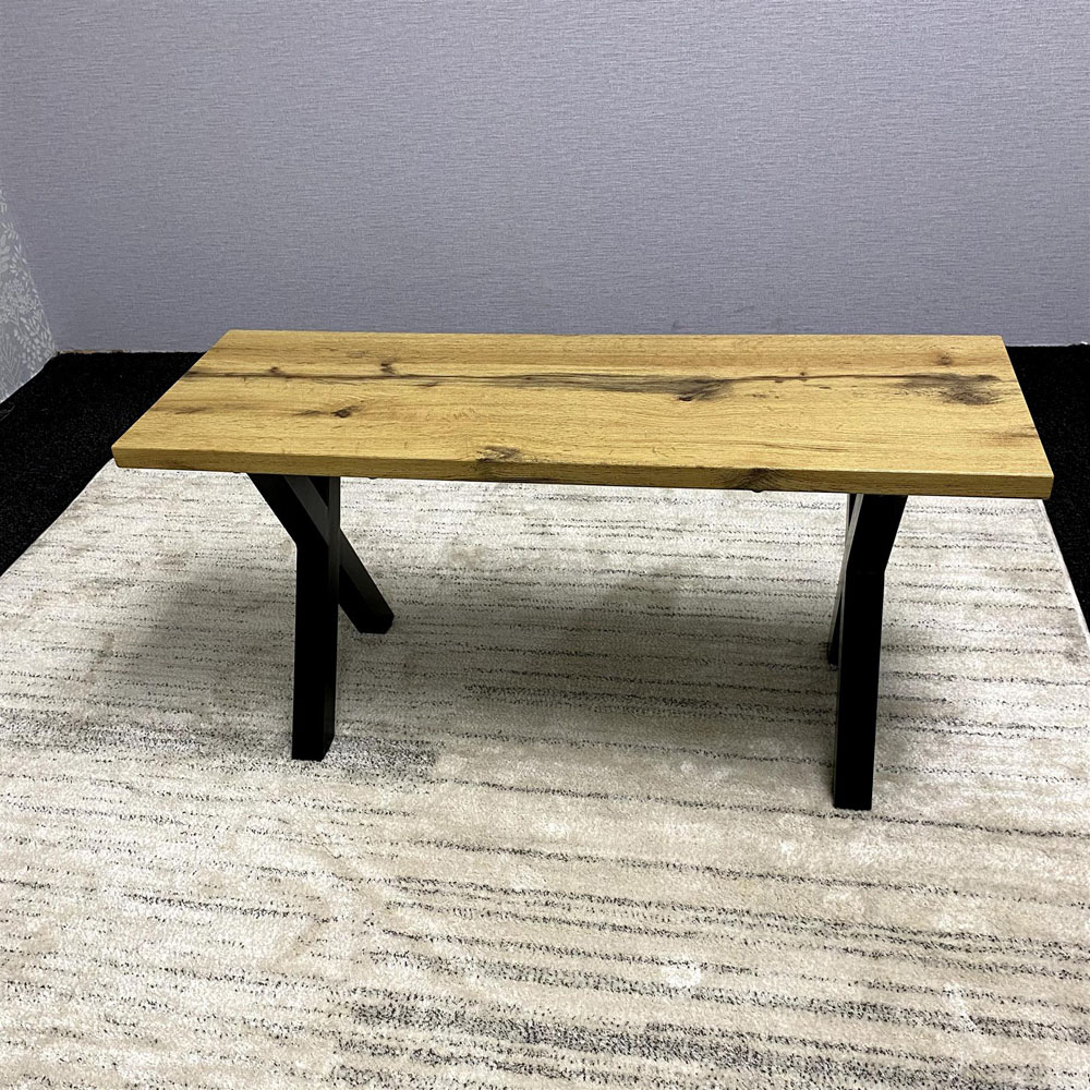 Kosy Koala Wooden Bench with Metal Legs Image 2