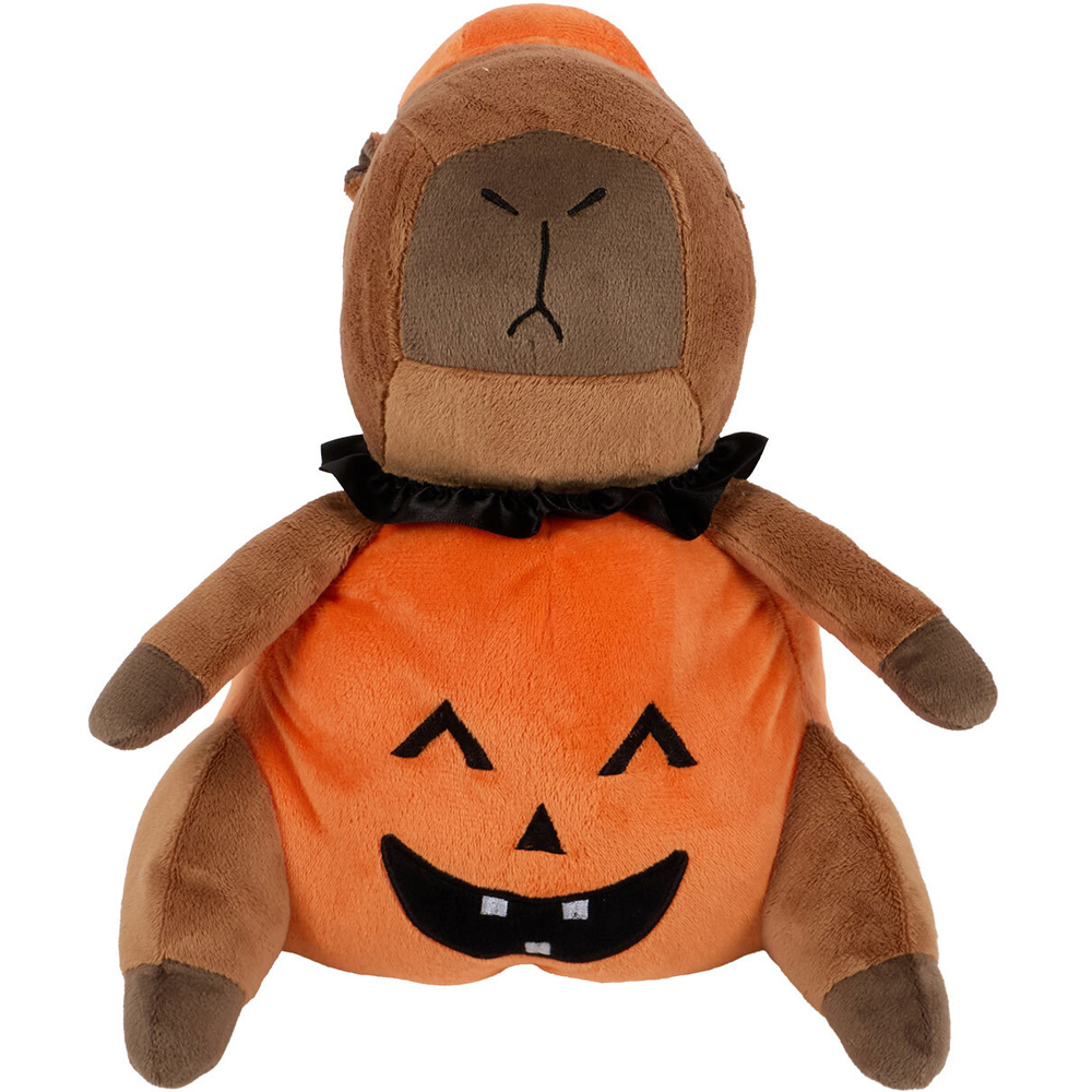 Capybara Pumpkin Plush Toy Image 1