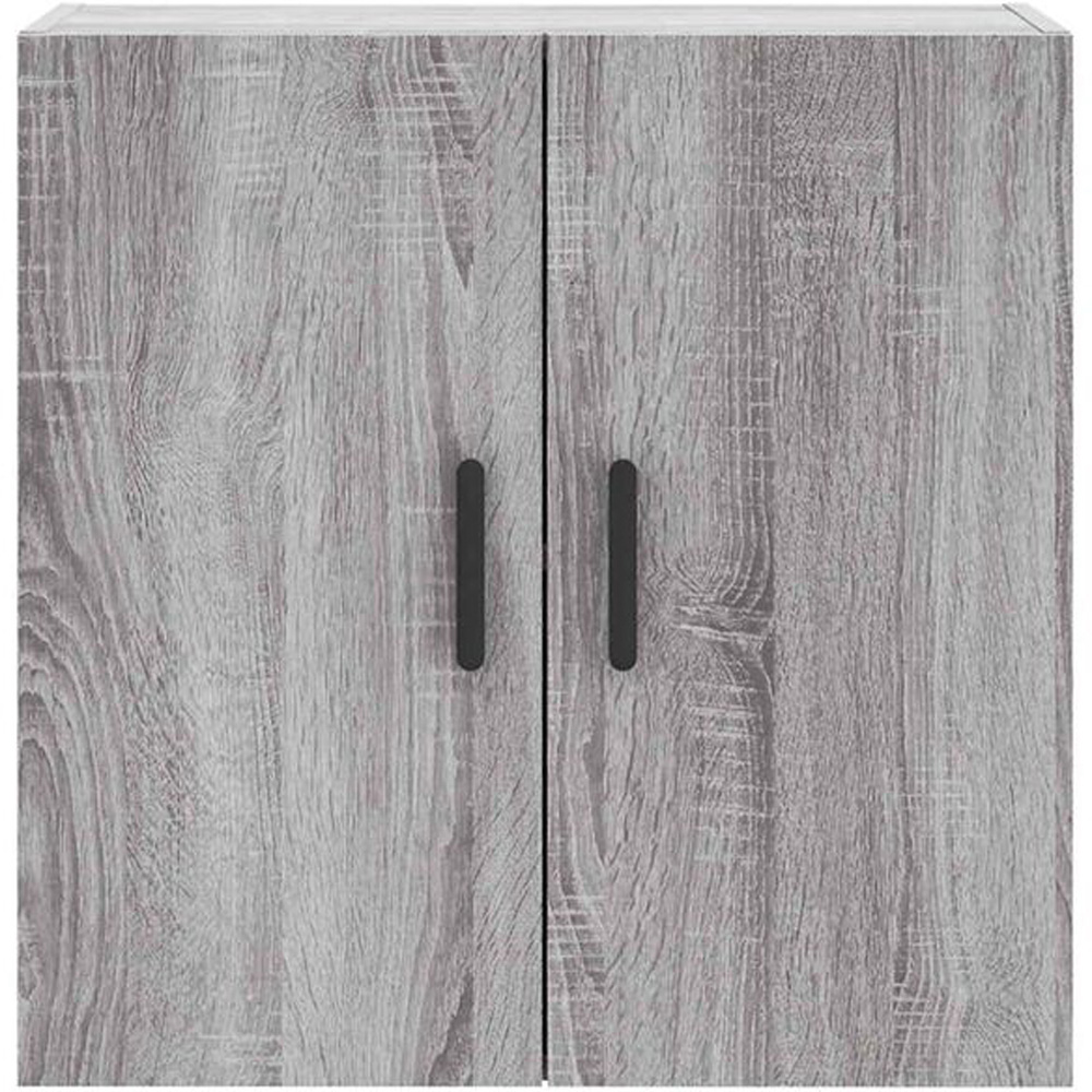 vidaXL 2 Door Grey Sonoma Oak Wall Cabinet Image 4