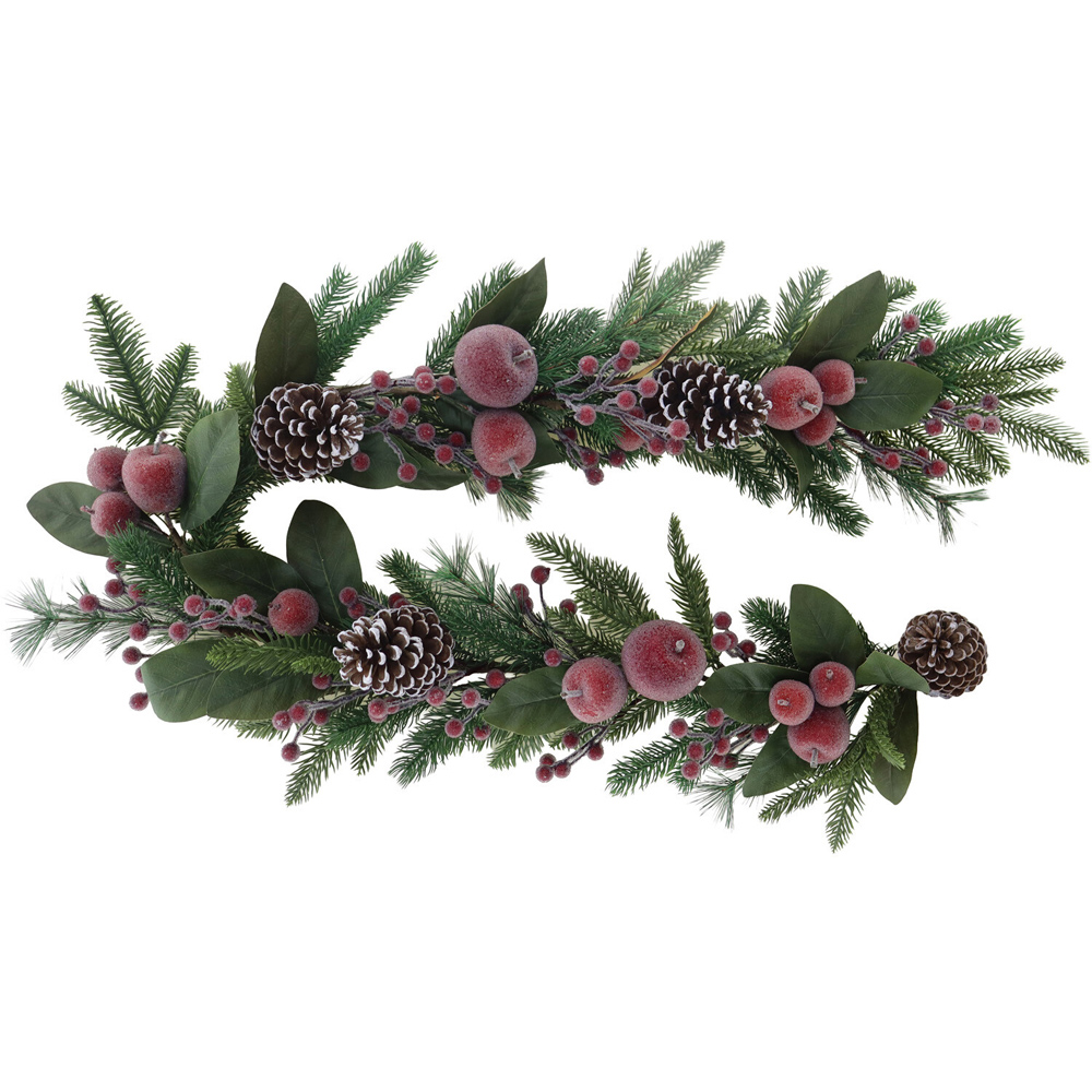Iced Apple Festive Garland Image 1