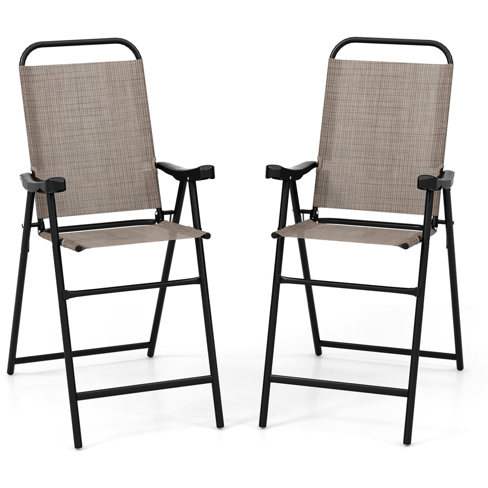 Costway 2 Seater Coffee Patio Chair Set Image 2