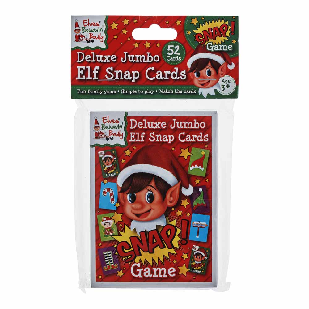 Elves Behaving Badly Snap Card Game 52 Pieces Image