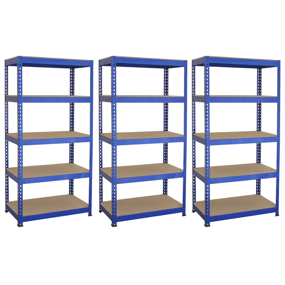 Monster Shop Q-Rax Blue Shelving Unit 3 Pack Image 1