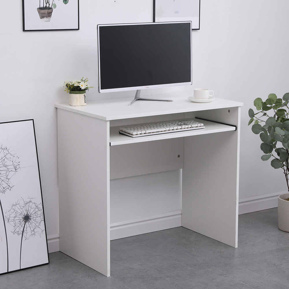 Home Source Newport White Space Saving Office Desk Image 5