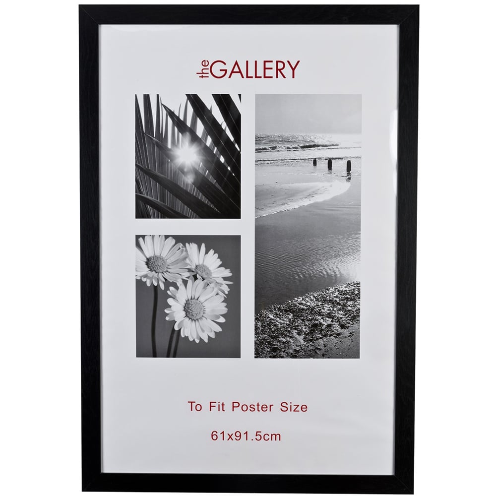 Black Large Poster Photo Frame 36 x 24 inch Image