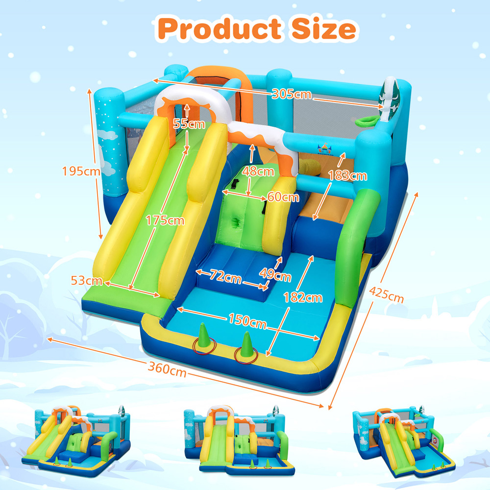 Costway Jumbo Inflatable Bounce Castle Image 9