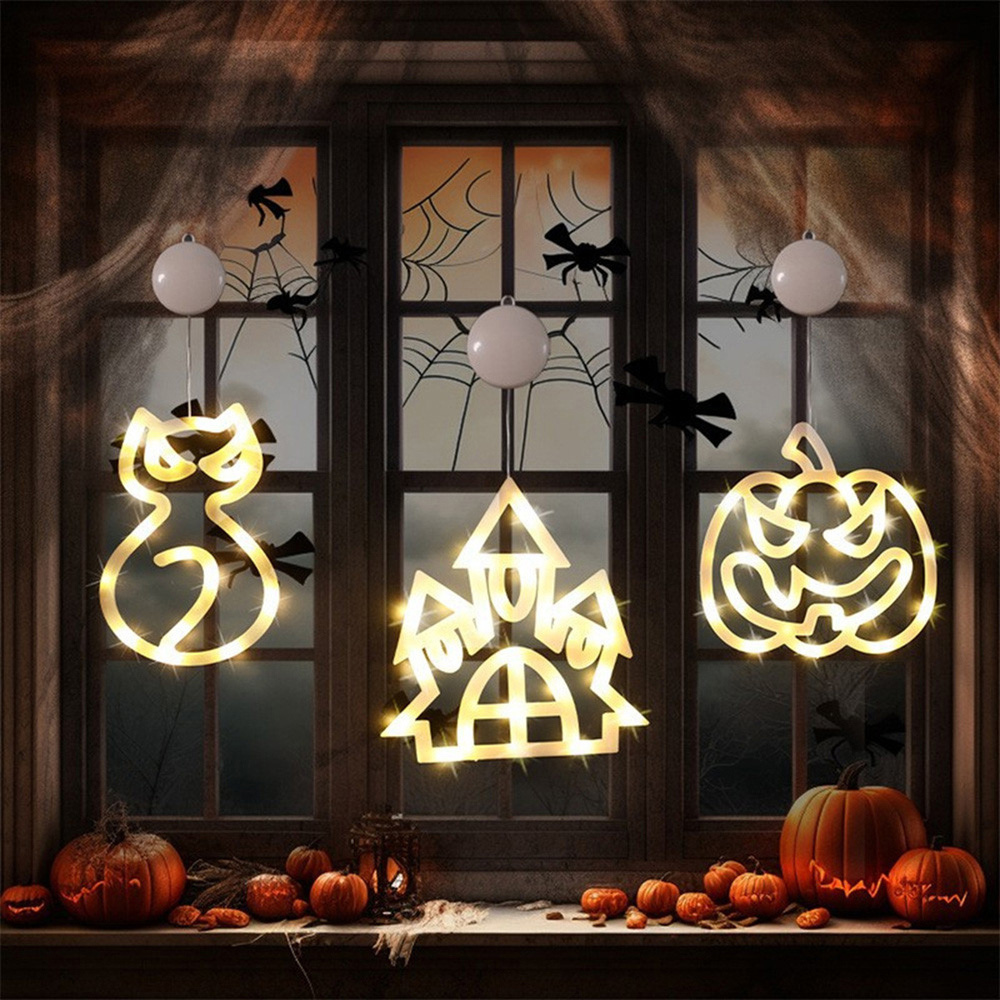 Lovii 3 Piece Hanging Ghost LED Halloween Decoration Set Image 2