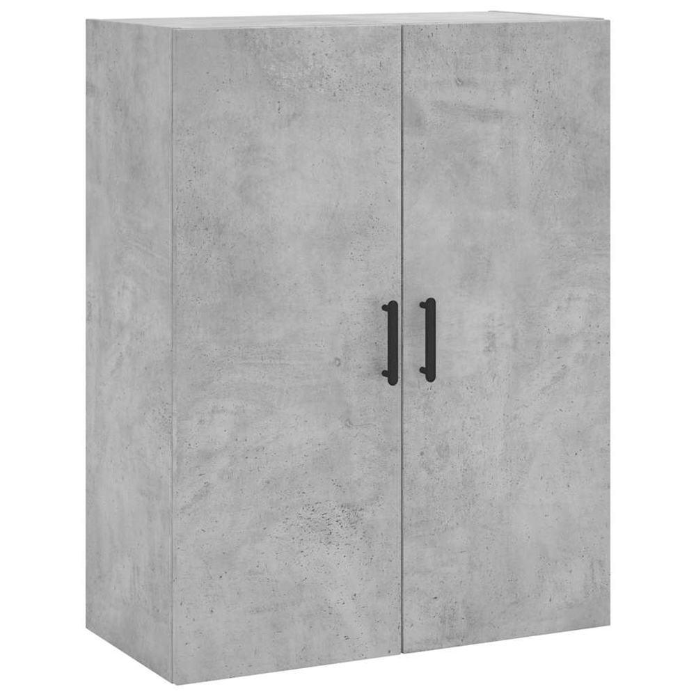vidaXL 4 Door Concrete Grey Highboard Image 5