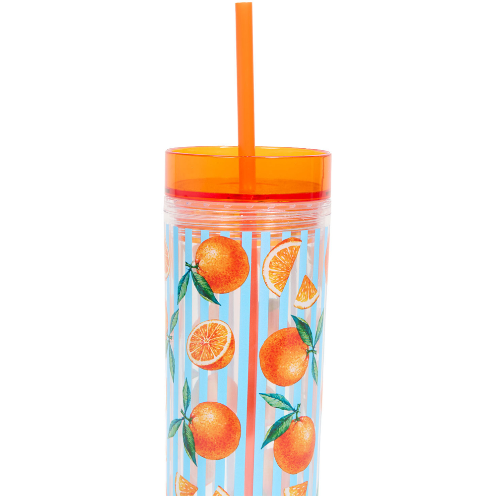 La Bella Vita Printed Cup with Straw Image 4