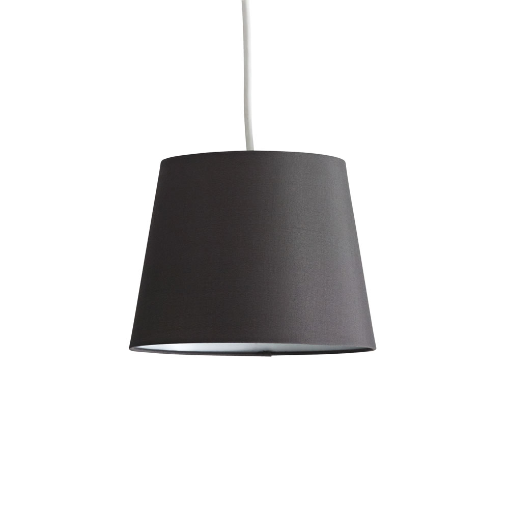 Wilko Small Taper Charcoal Light Shade Image 3