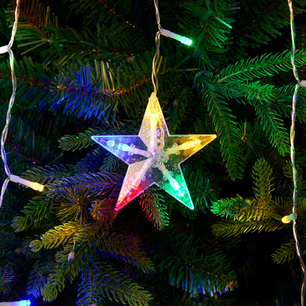 296 LED Falling Star Tree Light Image 2
