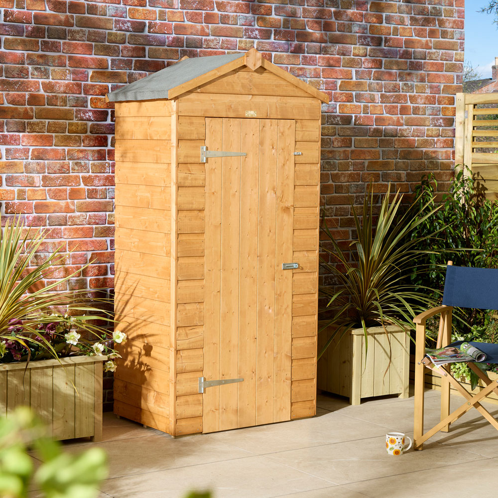 Rowlinson Shiplap 3 x 2ft Tall Apex Garden Storage Shed Image 2