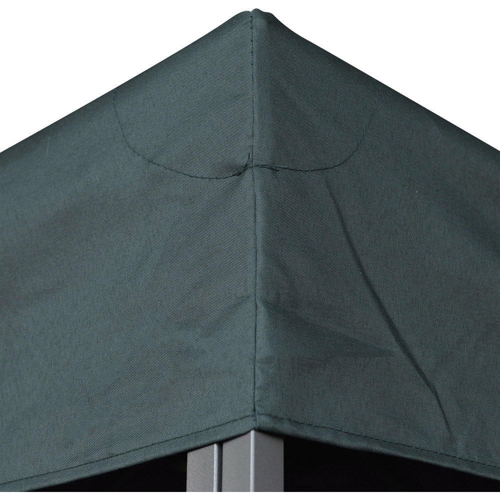 Outsunny 3 x 3m Charcoal Grey 2 Tier Gazebo Top Cover Replacement Canopy Image 2
