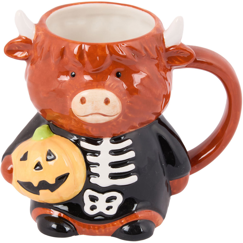 Halloween 3D Highland Cow Mug Image 5