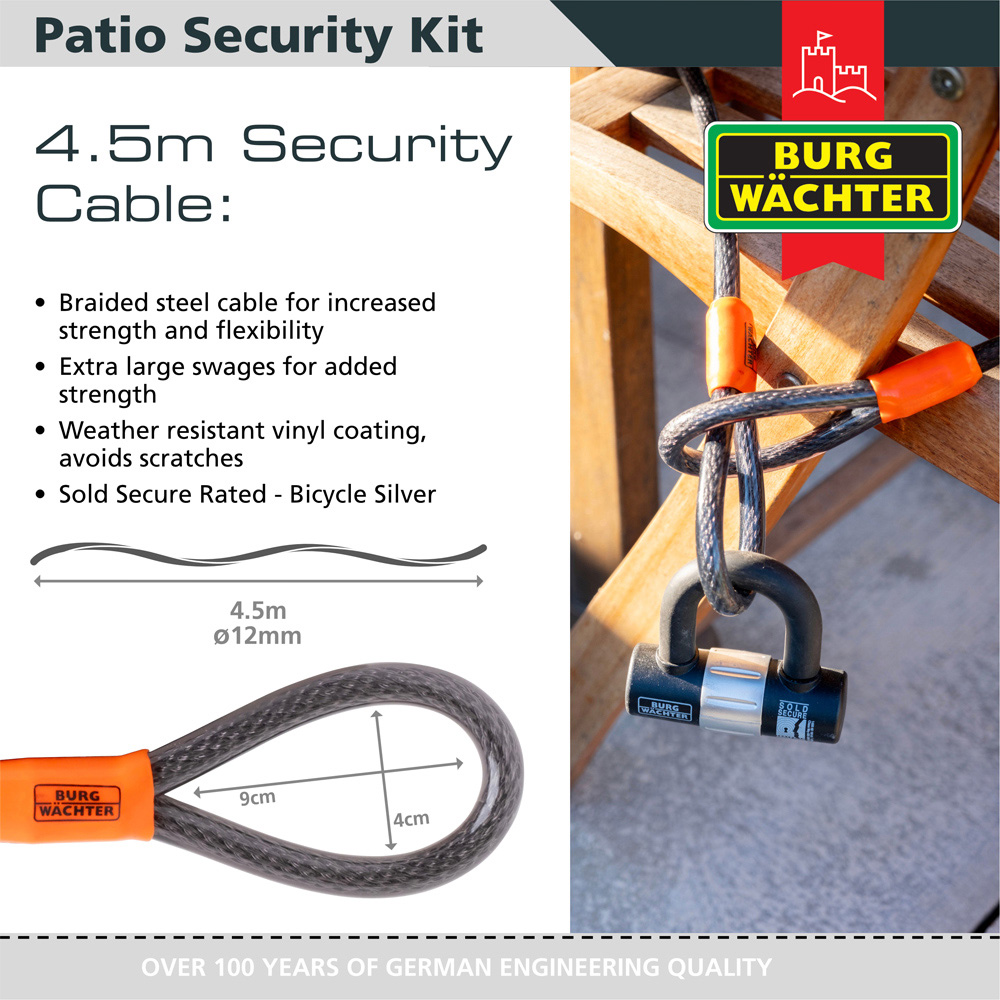 Burg-Wachter Alternative Patio Security Kit Image 5