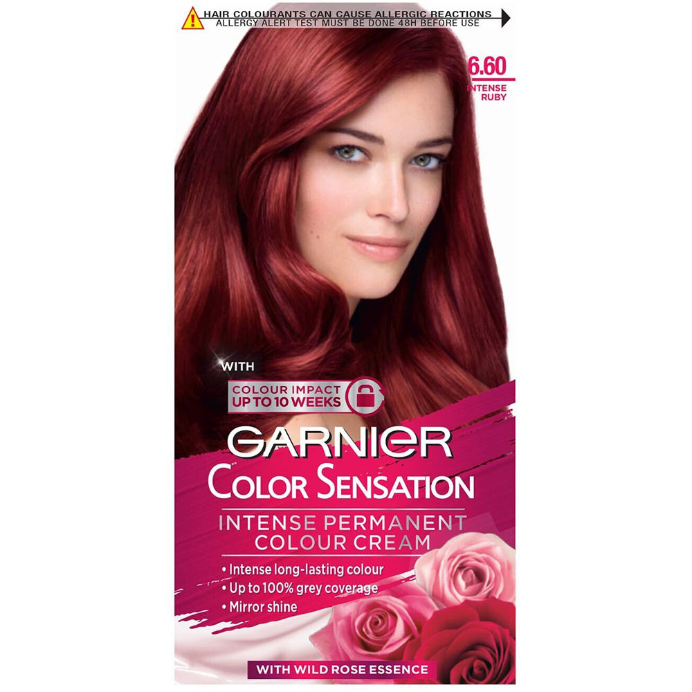 Garnier Colour Sensation Permanent Colour Cream - 6.60 Intense Ruby Image 1