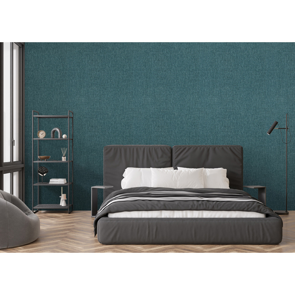 Arthouse Urban Weave Deep Teal Wallpaper Image 6