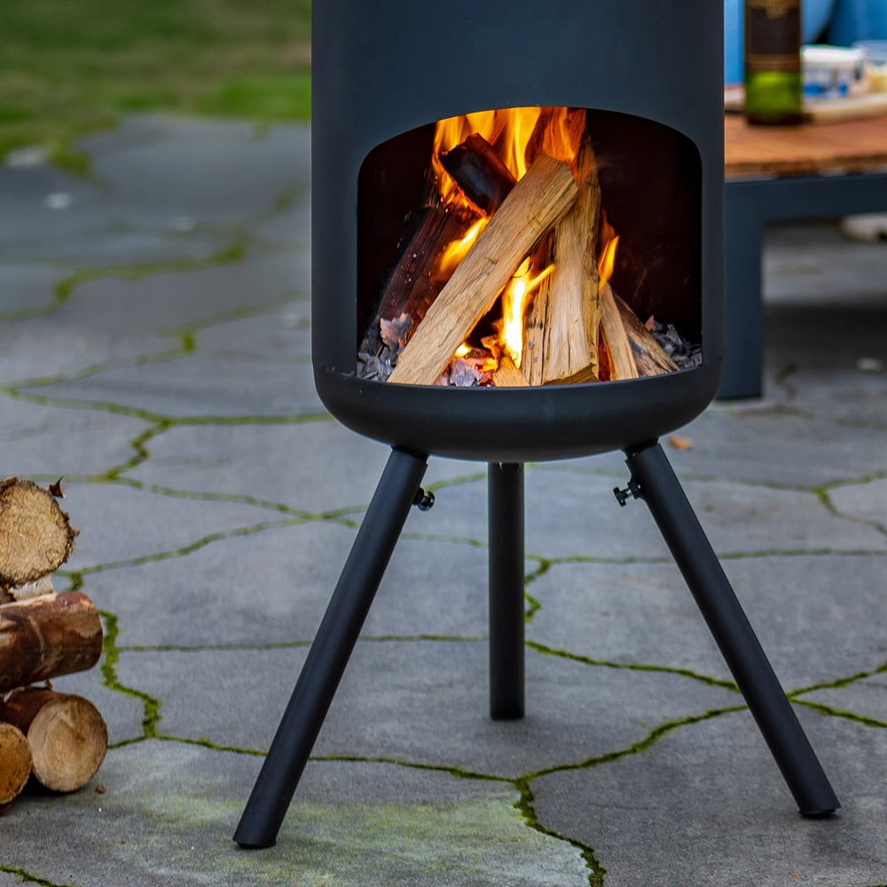 RedFire Kingston Fireplace Medium with Wood Storage Image 4